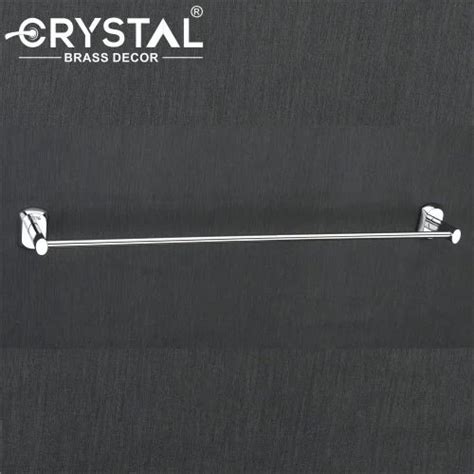 Silver Cp Finish Ruby 18 Inch Brass Towel Rod For Bathroom At Rs 200piece In Mumbai