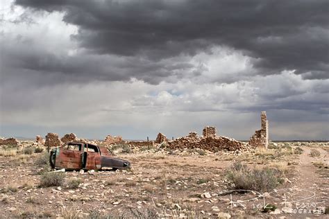 Rusted Auto And Building Ruins In Canyon Diablo Arizona Rwp Photography
