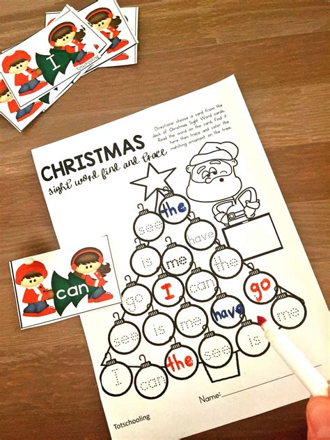 Free Printable Kindergarten Sight Word Games Ideas