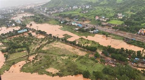 Maharashtra Floods Rescue Operation With Helicopters Begins In Mahad