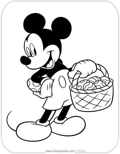 printable disney easter coloring pages disneyclipscom