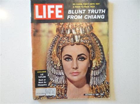 Vintage 1961 Life Magazine October 6 Elizabeth Taylor In Etsy