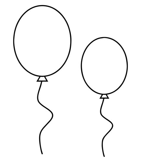 Free Printable Editable Balloon Template