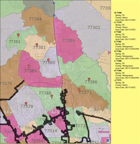 Map Of Spring Texas Jo And Co Not Just Your Realtor® Your Resource