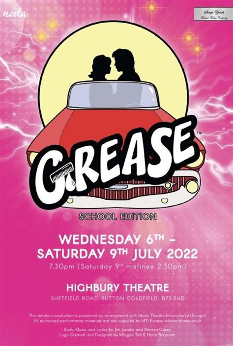 Grease Broadway Poster