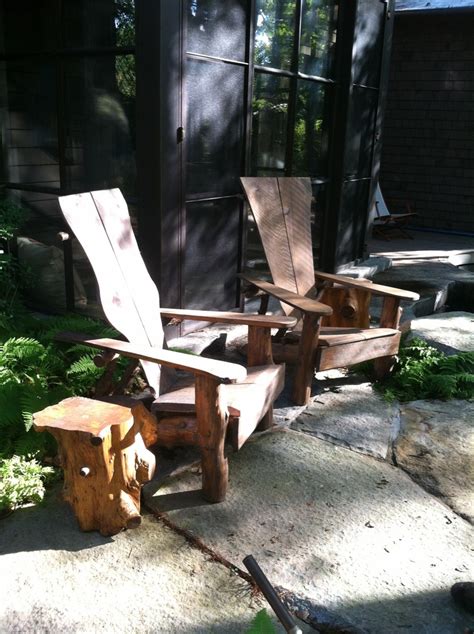 Adirondack Chairs At A John Saladino Designed Home In Kennebunkport