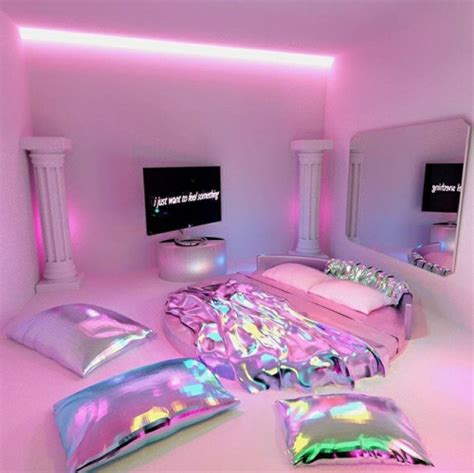 Pink Pastel Aesthetic Dream Rooms Girl Bedroom Designs Neon Room