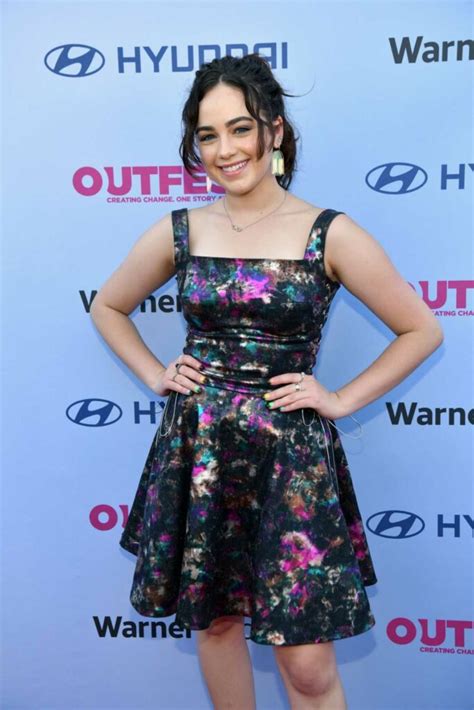 Mary Mouser Attends The Outfest Los Angeles Lgbtq Film Festival