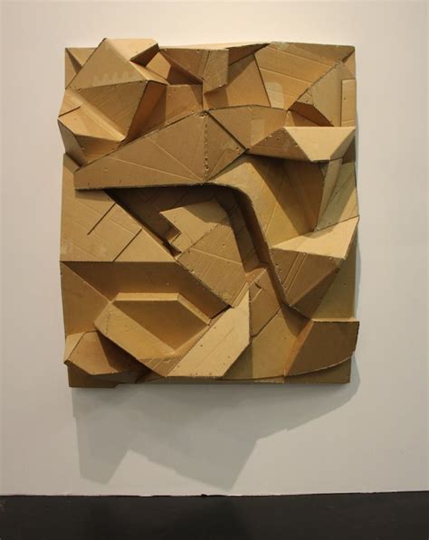 Florian Baudrexel Cardboard Sculpture Cubist Sculpture Cardboard Art