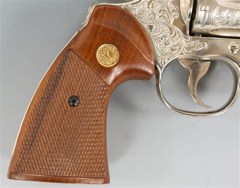 Lot 1980 Colt Python 357 357 Mag Engraved Revolver
