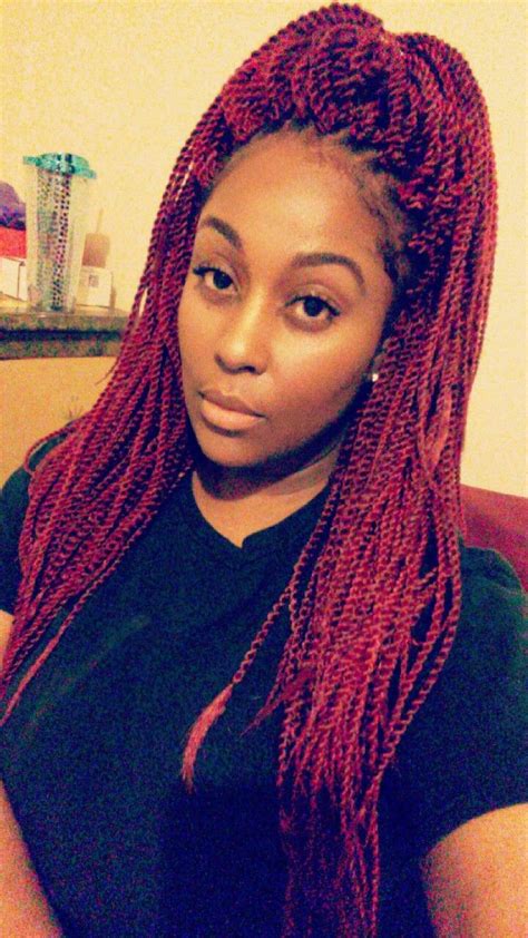 Cute natural hairstyles to try now 2019 | styling natural hair compilationthis video was created to share others amazing talent. Burgundy Senegalese crochet twists in 2019 | Maroon hair, Crochet twist, Natural hair styles