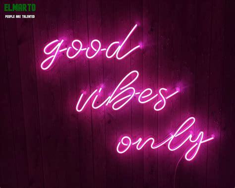 1920x1080px 1080p Free Download Good Vibes Only Unbreakable Neon