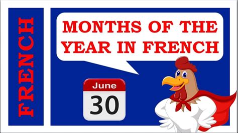 French Months Of The Year Pronunciation Plus Seasons For Beginners