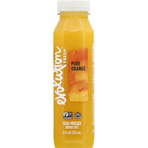 Evolution Fresh Pure Orange Cold Pressed Orange Juice 11 Fl Oz