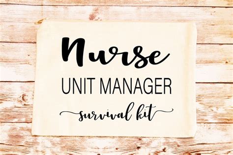 Nurse Unit Manager Survival Bag Nurse T Nurse Survival Etsy