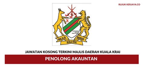 Majlis daerah kuala krai sentiasa komited dalam melaksanakan prinsip yang diterapkan oleh kerajaan. Jawatan Kosong Terkini Majlis Daerah Kuala Krai ~ Penolong ...