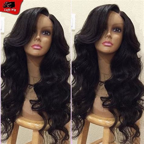 Heavy Density Glueless Lace Front Human Hair Wigs With