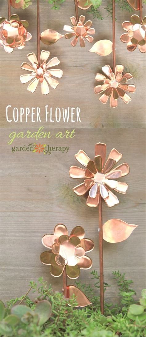 Garden Art Diy Project Idea With Copper Unique Garden Art Garden Art