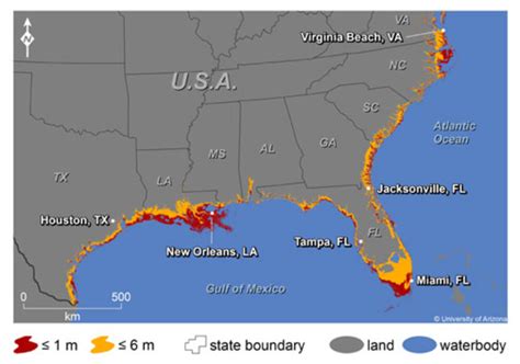 Rising Seas Will Affect Major Us Coastal Cities By 2100 Uanews