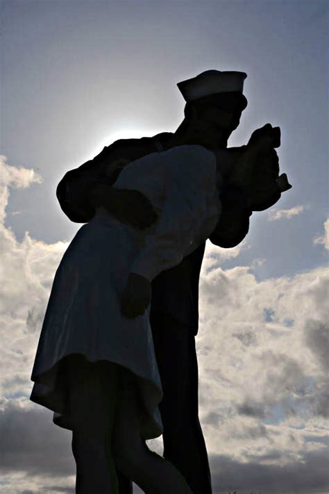 Unconditional Surrender Sculpture Visits Normandy War History Online