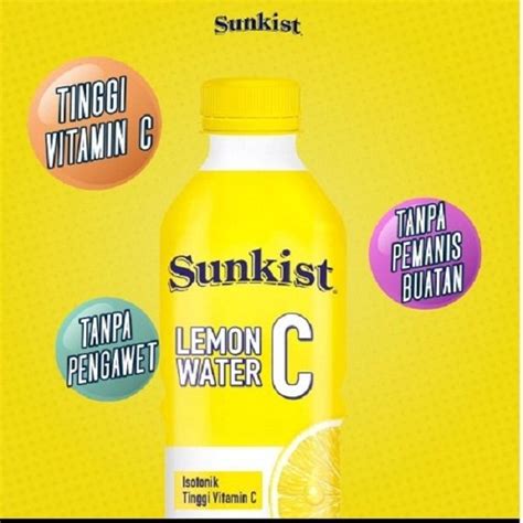 Jual Sunkist Lemon Water C 330ml Air Minuman Vitamin C Di Lapak Urbaneeds Bukalapak
