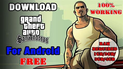 How To Download And Install Gta San Andreas For Android Youtube