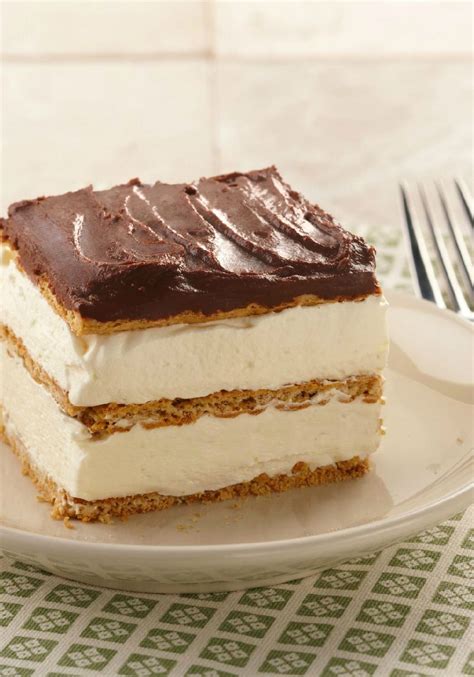 Graham Cracker Eclair Cake Recipe Kraft Recipes Baked Dessert