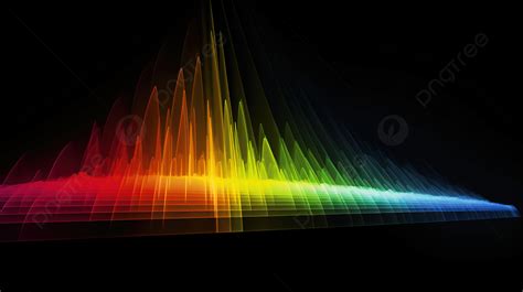 Bentuk Gelombang Spektrum Spektrum Warna Gambar Spektrum Latar