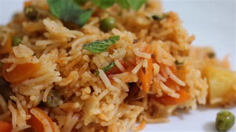 Vegetable Biryani Recipe In Electric Rice Cooker Youtube