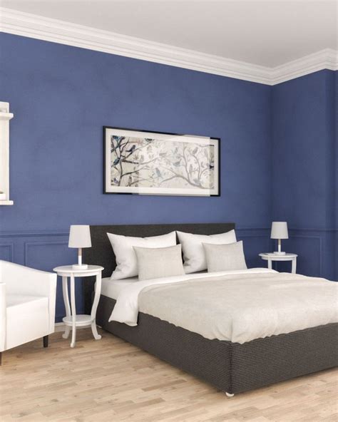 Comforter amazon sets bedding cozy stripe lux piece queen king royal decor orange. Vintage Royal Blue Bedroom in 2020 | Blue bedroom, Interior design bedroom, Bedroom interior