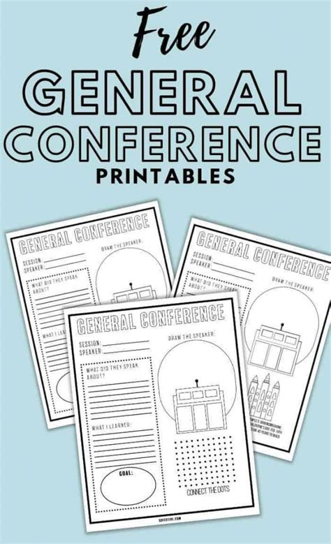 Free General Conference Printables 2023 Get Your Hands On Amazing