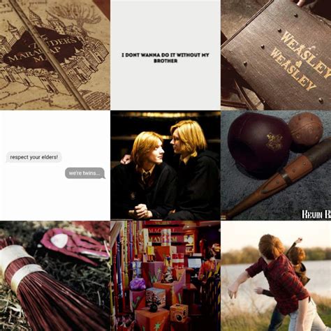 Fred And George Weasley Aesthetic Harry Potter By Wittypiglet On