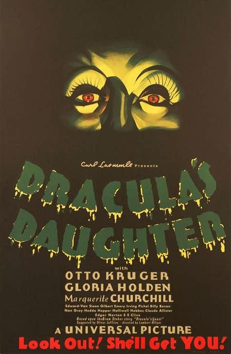 Dracula S Daughter 1936 Movie Poster Lithograph Movie Posters Vintage Vintage Movies Movie
