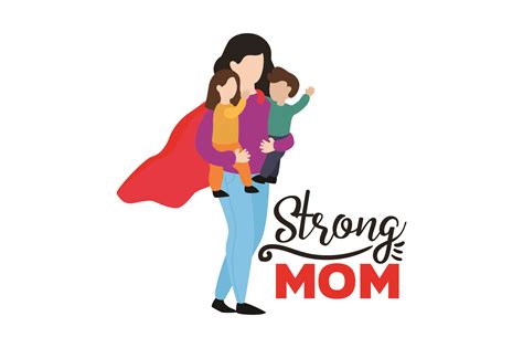 Strong Mom Svg Cut File By Creative Fabrica Crafts Creative Fabrica