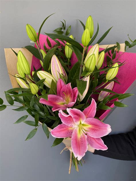 Sweet Scented Oriental Lily Bouquet Adelaide Hills Florist