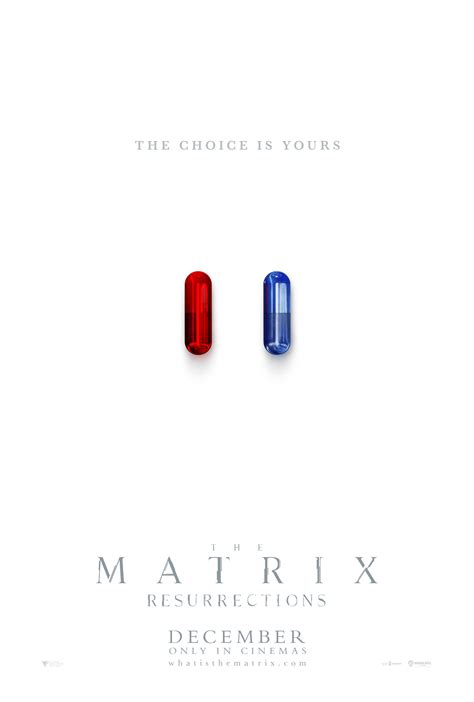 Movies Poster Movie Poster The Matrix Resurrections White
