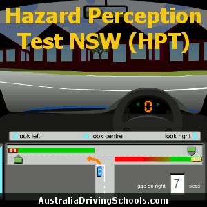 The hazard perception test is the second section of your driving theory test. Hazard Perception Test NSW (HPT) - Australia Driving Schools