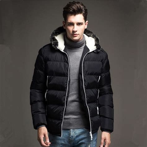 2017 Winter Jacket Men Cotton Coat Fashion Hooded Plus Size Warm Park
