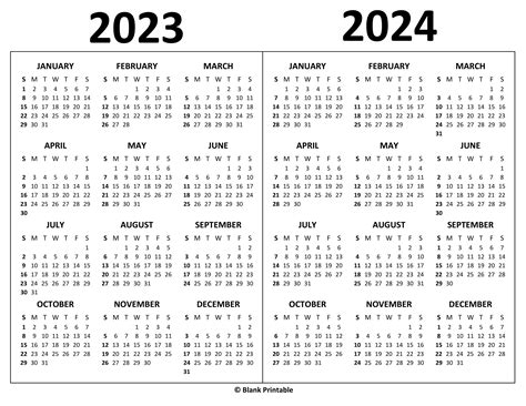 Customizeable 2024 Printable Calendar 2024 Calendar Printable