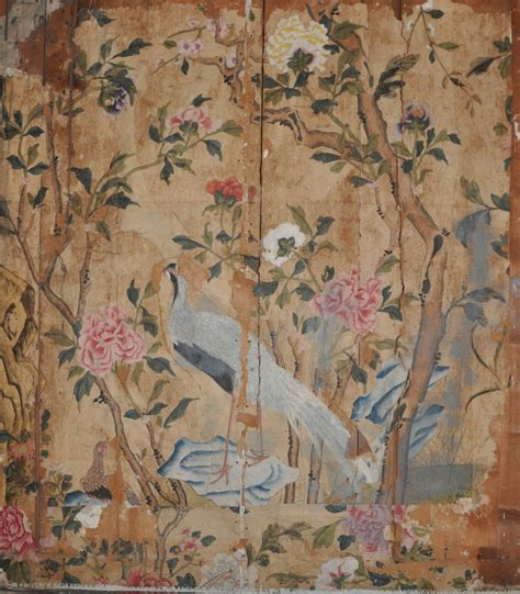 18th C Chinese Wallpaper Found At Woburn Abbey The History Blog