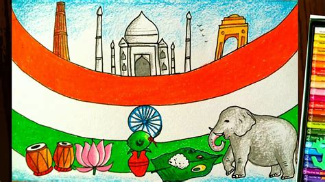 Cultural Diversity Drawing Competitionhow To Draw Incredible India