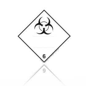 Class Infectious Substance Hazard Placard W Panel Labeline Com