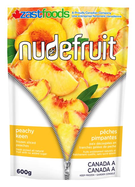 Nude Fruit Frozen Peach 600 Ml Denningers