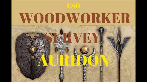 Eso Woodworker Survey Auridon Youtube