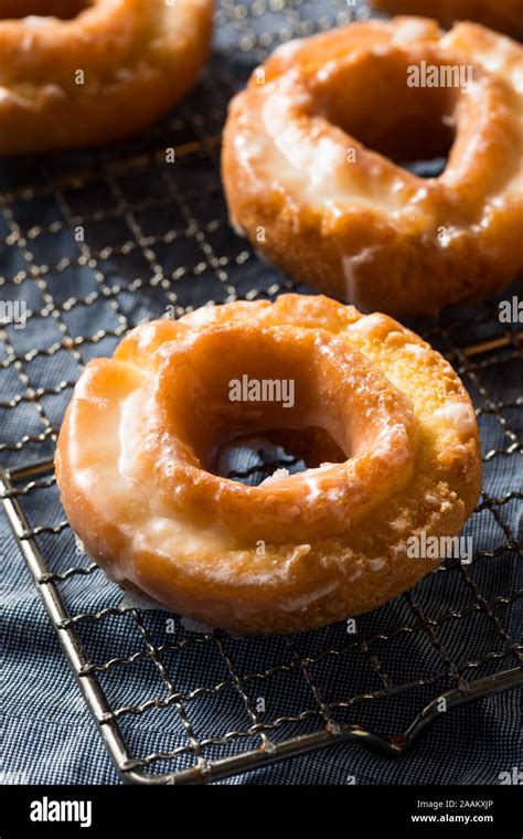 Homemade Old Fashioned Donuts Ready To Eat Stock Photo Alamy