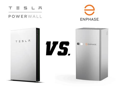 Tesla Powerwall Vs Enphase Battery Nrg Clean Power