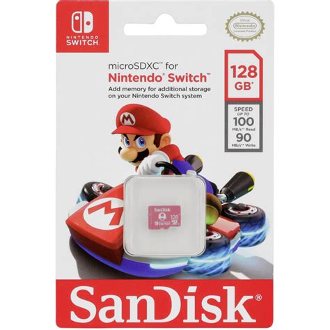 The system features 32gb of onboard memory but does not include a microsd. Original SanDisk Nintendo Switch 128GB MicroSDXC Memory ...