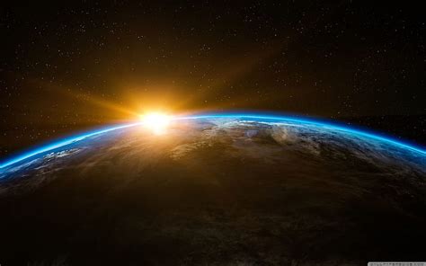 Earth Sunrise From Space For Ultra 2736x1824 Hd Wallpaper Pxfuel