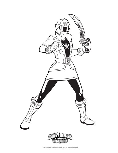 Besides you can color in the drawings of princess online. Power Rangers Megaforce Coloring Pages at GetColorings.com ...