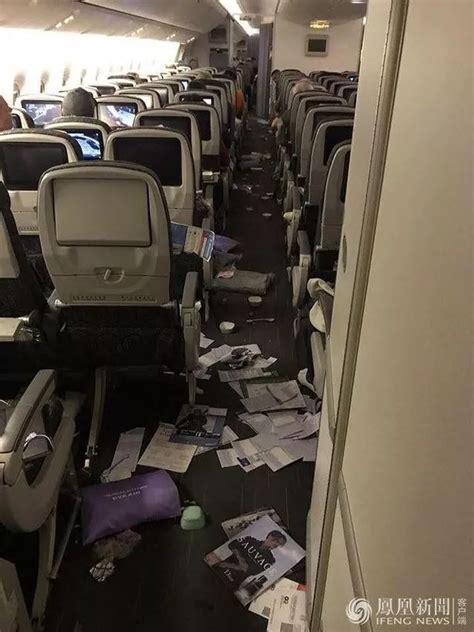 Shocking Pictures Show State Of Plane After Severe Turbulence Injured